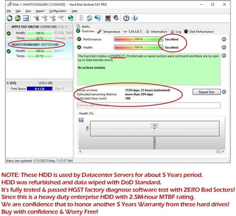 hard drive test for hgst|huh721010ale604 vs huh721010ale601.